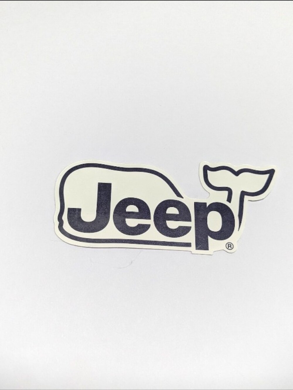 Vineyard Vines Black Jeep Logo Sticker for Phones & Accessories